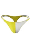 VemeFufu String Homme Sexy Thong Tanga Slips Taille Basse sous-vêtement Respirant Confortable G-String T-Back Thong Briefs Ma