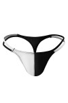 VemeFufu String Homme Sexy Thong Tanga Slips Taille Basse sous-vêtement Respirant Confortable G-String T-Back Thong Briefs Ma