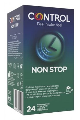 Control Non Stop Préservatifs retardateurs et stimulants - 24 préservatifs