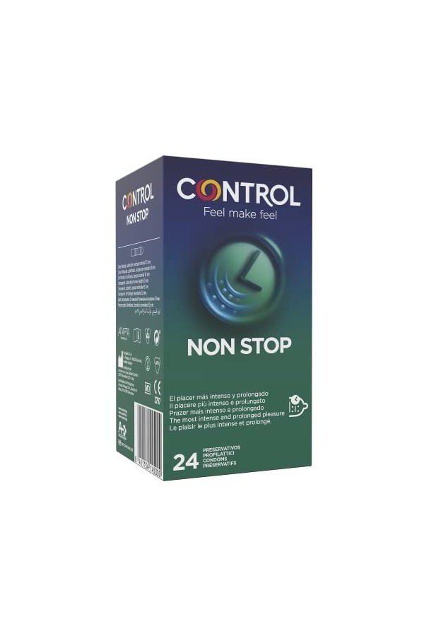 Control Non Stop Préservatifs retardateurs et stimulants - 24 préservatifs