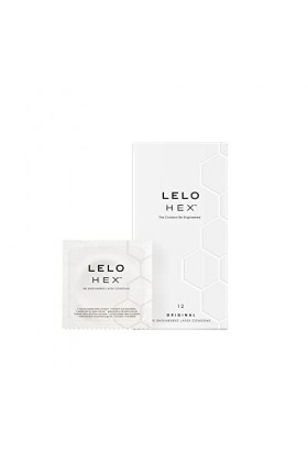 LELO HEX Préservatifs Réinventés - Nouveau Condom Ultra fin pour Plus de Plaisir - Preservatif Homme Fin légèrement Lubrifiés