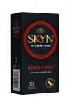 SKYN Intense Feel : Lot de 50 Préservatifs Intensément Perlés sans latex Skynfeel pour Homme | Préservatifs Fins, Forme Droit