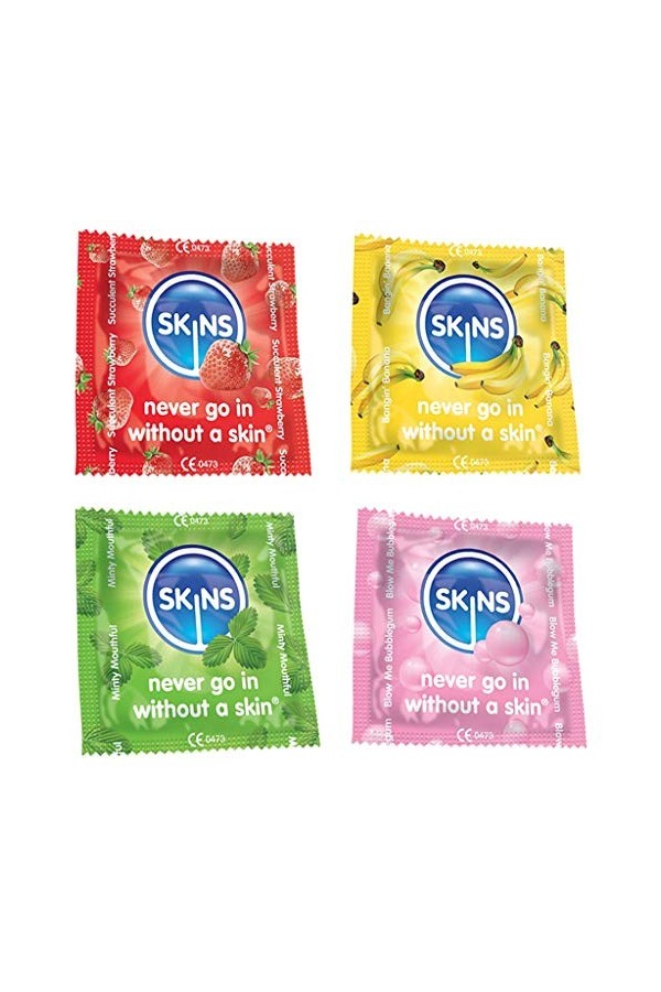 24 x Skins Préservatifs saveurs mixtes