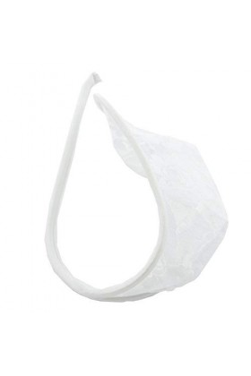 Générique Culottes Lingerie Pantalon C pour Hommes T-Back Dentelle sous-vêtements Sexy Bride Lingerie White, One Size 