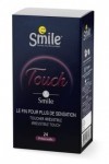 SMILE Préservatifs TOUCH x24 - Le fin pour plus de sensation, toucher irrésistible - Boîte de 24 préservatifs masculins