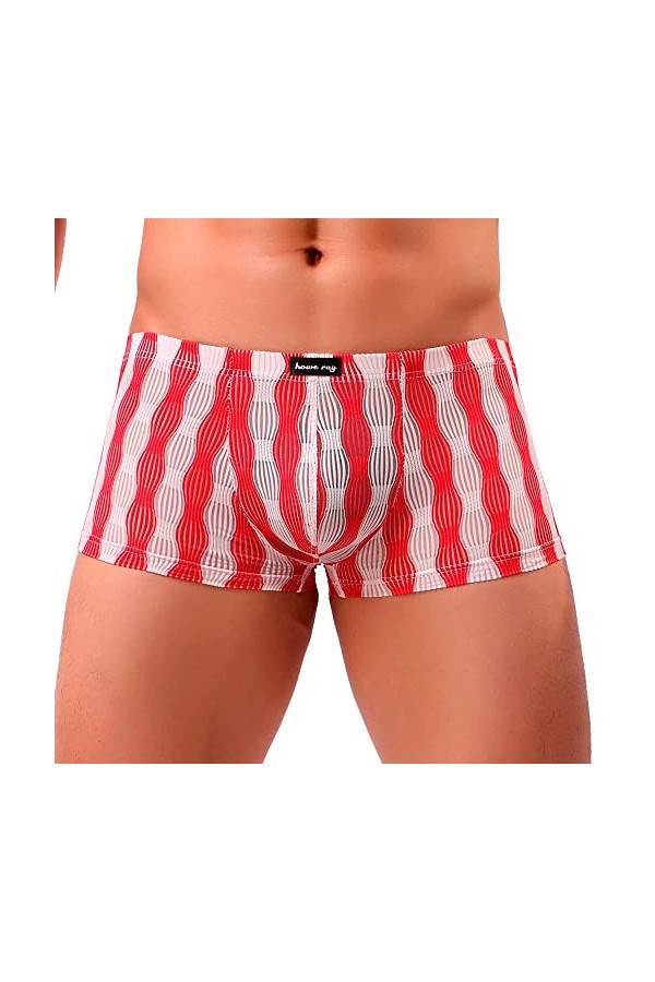 CUTeFiorino Sous-vêtements sexy pour hommes Sous-vêtements de nuit transparents Sous-vêtements de nuit Respirant Sous-vêtemen