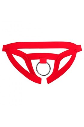 BIISDOST sous-vêtements G-String Fashion Sretch Micro Briefs Thong T-Back pour Hommes Tenue Coquine Hot Sexy Red, One Size 