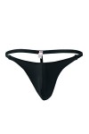 BIISDOST Micro Briefs T-Back sous-vêtements G-String pour Hommes Thong Sretch Body Taille Unique Red, One Size 