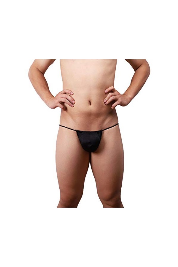 Lingerie Homme Sexy Hot Hommes sous-vêtements Sexy Shorts Slips Solides Pouch Doux Coton Briefs Culottes Robes Brodées Beige