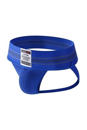 JOCKMAIL Sexy Homme Jock Sangle de Jock Sangle Souporter Strings et G Strings Large Ceinture Sexy sous-vêtements Slip 7 Coule