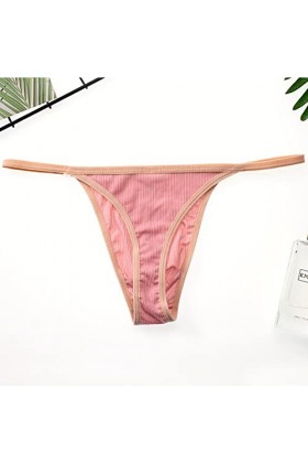 Faringoto String latéral détachable pour homme - Pantalon de bikini gay - Confortable et sexy, rose, M