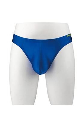 ZUOLAIYIN String Sexy pour Homme avec Grande Poche - Dos en T - Taille M L XL XXL, 1 pièce - Bleu, M