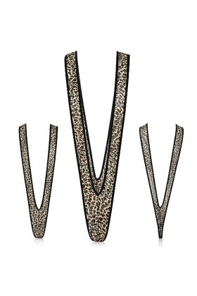 Mankini à String en V Mankini de sous-Vêtements de Cerf Maillot de Bain à String pour Homme Noël Léopard, Classique 