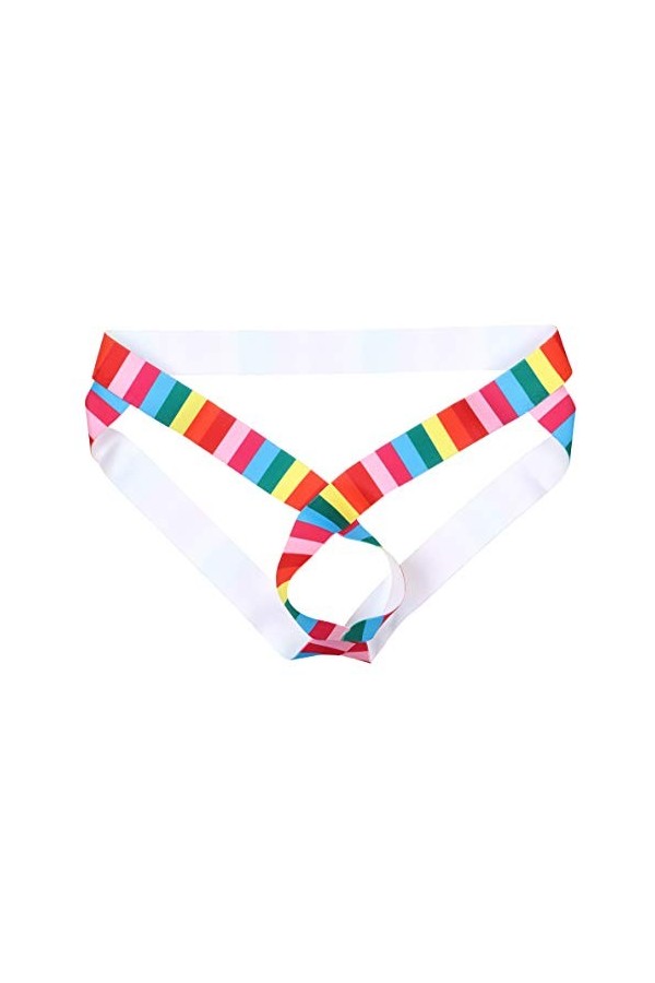 FEOYA- Homme Thong Sexy Évider Ice Silk Briefs Taille Basse G-String Jockstrap String Tanga Pouch T-Back Mini Slip Homme Sexy