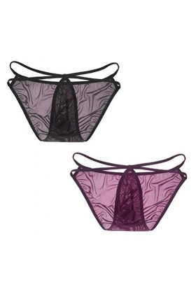 KHUFUZI Lot de 2&nbsp;strings sexy, en forme de G, pour homme, sous-vêtements adapté comme maillot de bain et comme cadeau pour un