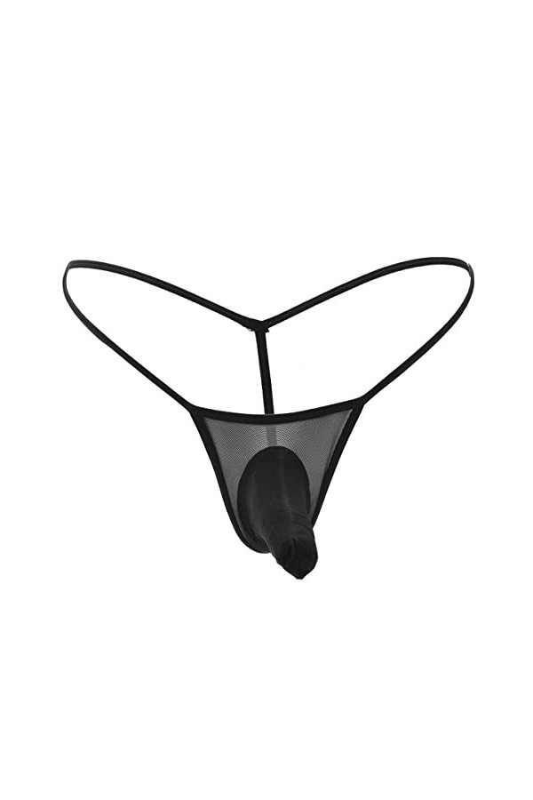 VemeFufu String G String Tanga Homme Sexy Éléphant Tronc Sous-vêtements Hommes Hot Slip Taille Basse Élastique Thong Mâle Cul