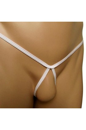 Kaytong Open Crotch G Strings sous-vêtements Sexy pour Hommes Respirant Micro Thong T Back Thongs Lingerie érotique Culottes 