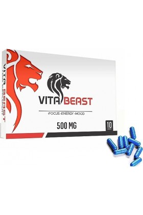 VitaBeast - Ultra Puissant - Énergie | Performance | Endurance - Effet Prolongé et plus Fort - Pour Hommes