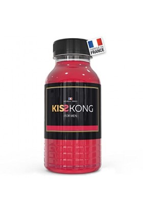 KISS KONG - boisson tonique pour Homme - Noix de Kola + Maca + Gingembre, Cafeine, Proteine - vigueur + energie - 100% nature