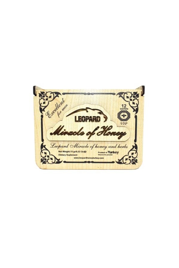 LEOPARD MIRACLE HONEY 12 SACHET DE 15G