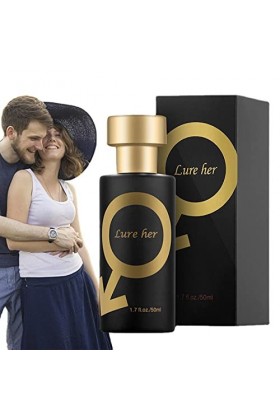 Juzinqu 50ml Lure Her Parfum pour Homme,Vaporisateur de parfum aux phéromones pour attirer les femmes,Parfum longue durée Aph