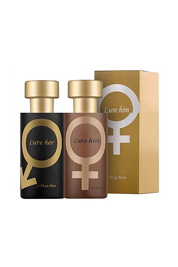 Juzinqu 50ml Lure Her Parfum pour Homme,Vaporisateur de parfum aux phéromones pour attirer les femmes,Parfum longue durée Aph