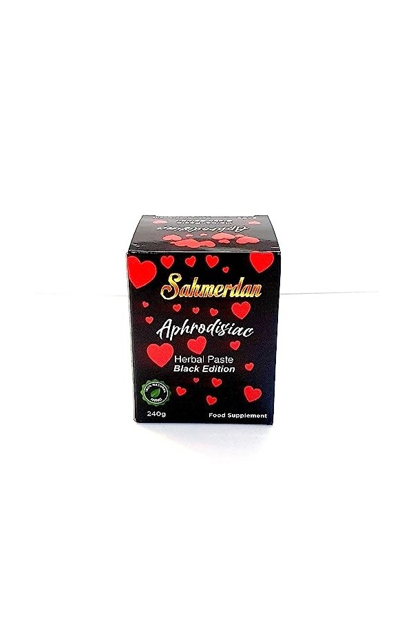 Sahmeran Pâte à base de plantes Aphrodisiaque Macun Black Edition 240 g