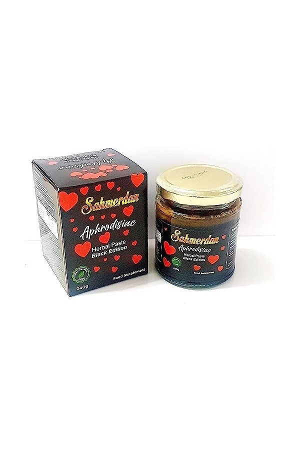 Sahmeran Pâte à base de plantes Aphrodisiaque Macun Black Edition 240 g