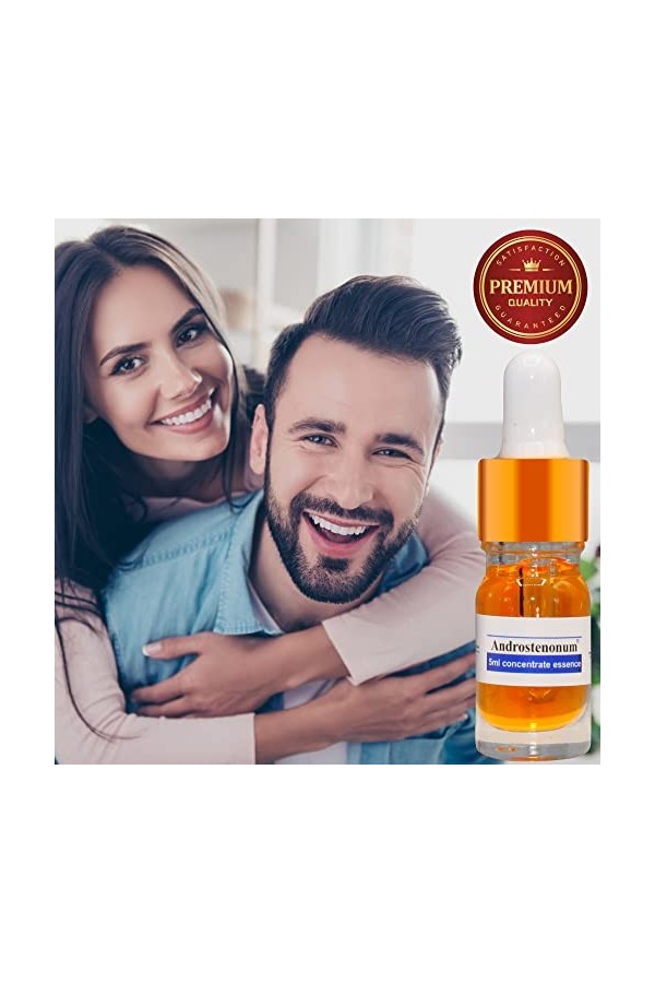 Meilleurs phéromones dandrosténone 5 ml 100 % pour homme Attire les femmes infusées sexuelles pour lui