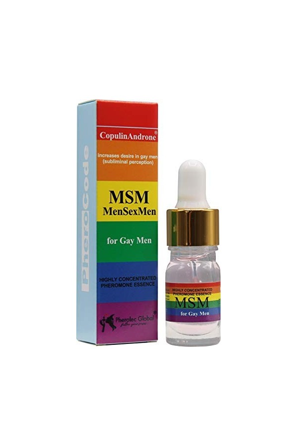 PheroCode MSM 100 % phéromone pour homme gay 5 ml Extra fort