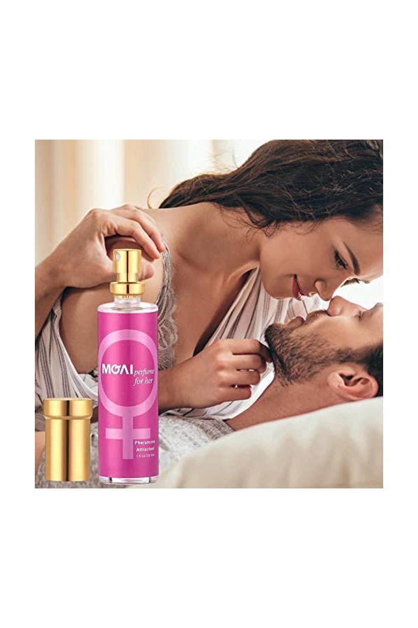 Parfum aux phéromones, phéromones de parfum pour femmes hommes, parfum corporel aux phéromones intenses pour le cou, les orei