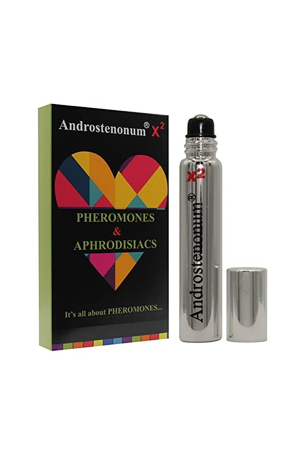 ANDROSTENONUM X2 100% phéromone pour homme roll-on 8ml Cadeau de phéromones humaines pour lui attirer les femmes aphrodisiaqu