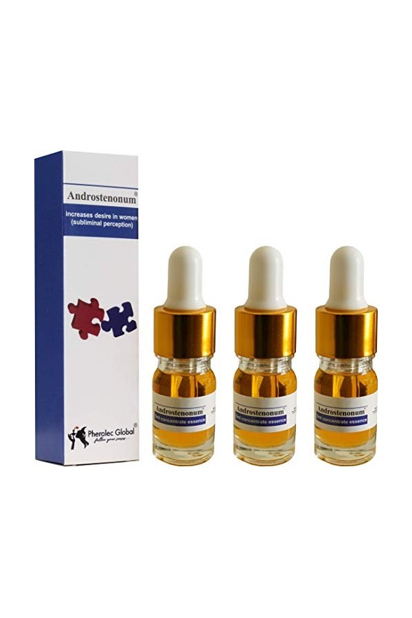 ANDROSTENONUM 5 ml + 5 ml + 5 ml 100% de phéromone pour hommes séduisent très fort post rapide
