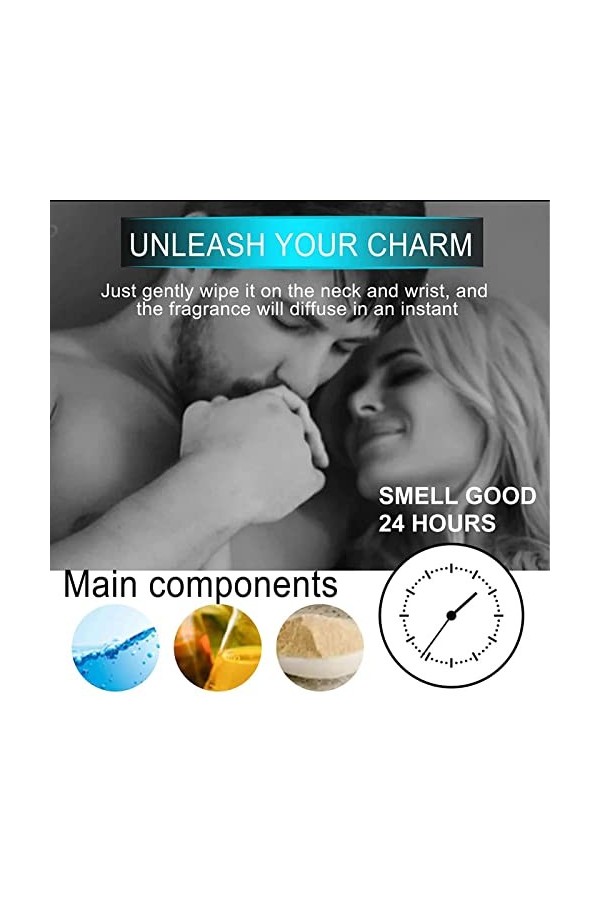 Attirez Son Parfum, Vaporisateur De Phéromones Golden Lure, Parfum Corporel Phéromones De Longue Durée, Parfums Masculins Por