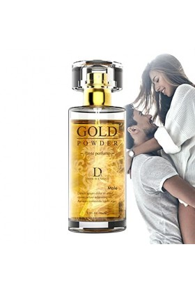 Parfum Dor Aux Phéromones, Poudre Dor Scintillante Aux Parfum Naturel, 50 Ml Parfum Aux Huiles Essentielles Pour Le Corps P