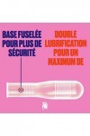 Trojan Double Ecstasy, Préservatifs Doublement Lubrifiés et Ultra Nervurés, Latex Haute Qualité - Boîte de 10