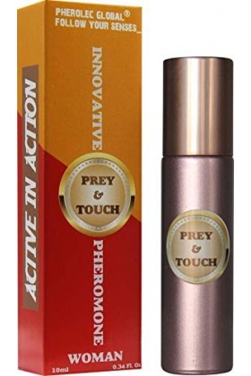 Prey & Touch Pulse Point Huile de phéromone pour femme 10 ml Parfum de phéromone Phéromones féminines ultra fortes