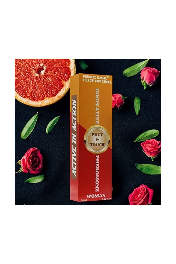 Prey & Touch Pulse Point Huile de phéromone pour femme 10 ml Parfum de phéromone Phéromones féminines ultra fortes