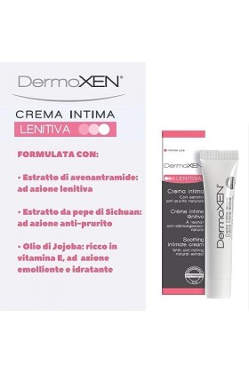 DermoXEN Crème intime LÉNITIVE protège et soulage les parties extérieures intimes de conditions telles que démangeaisons, rou