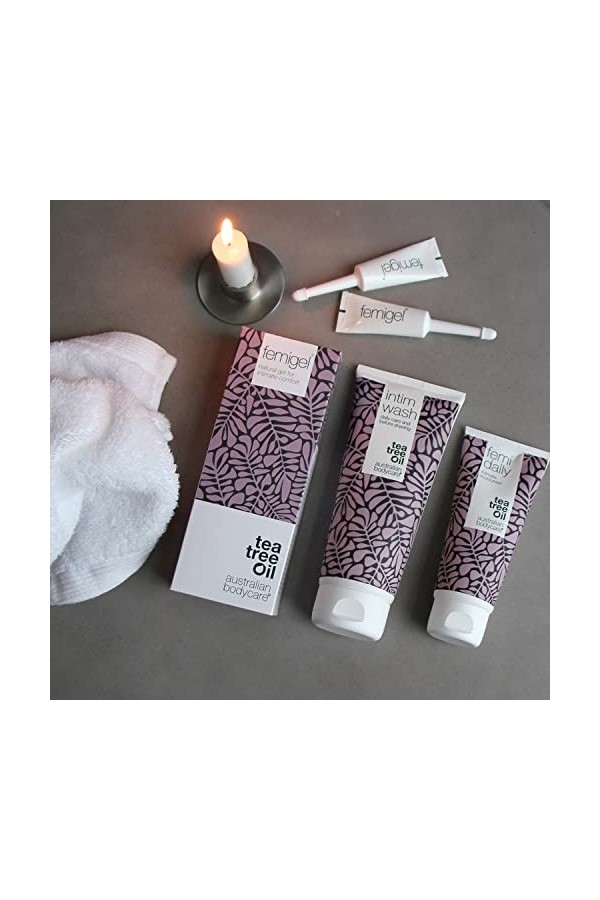Kit pour soins intimes | 3 Produits pour Soins Intimes | Aide à Réduire la Sécheresse, les Démangeaisons et les Rougeurs | Co
