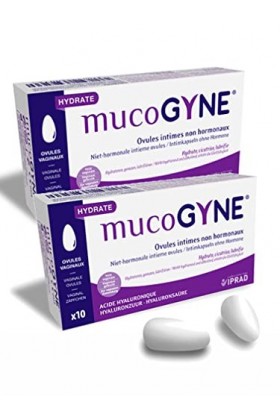 MUCOGYNE OVULES Ovules intimes non hormonaux Boite de 10 Ovules - Lot de 2 Boites