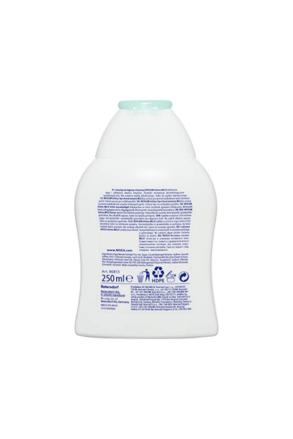 Nivea Intimate Intimate Naturel Daily Confort Mild & délicate Feminine Cleanser 200 ml L