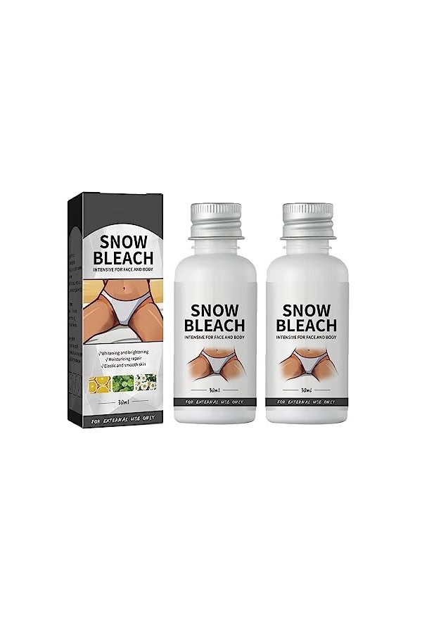 Crème de blanchiment des neiges, crème de blanchiment des neiges Glowhite pour le blanchiment des aisselles de la partie priv