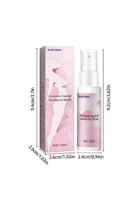 LAHTI Spray pour Parties intimes pour Femmes, Produits dhygiène féminine, Soin Vaginal hydratant 20 ML et réduction des odeu