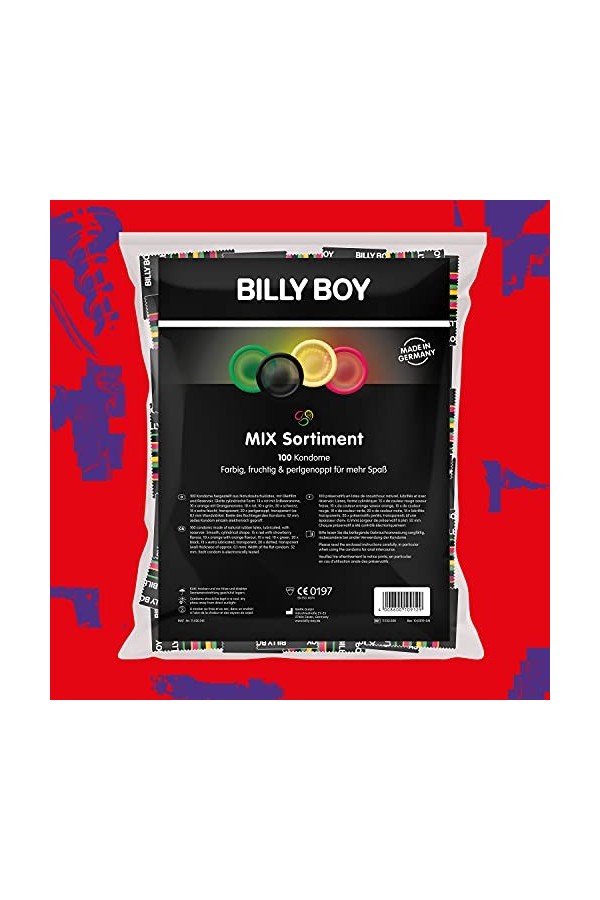 100 Préservatifs Billy Boy - 7 Sortes Topmix – Changement et plaisir garantis