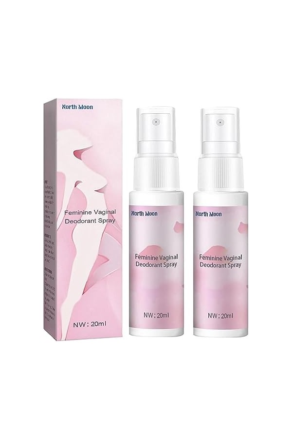 2PCS Spray FéMinin pour Les Parties Intimes - -odorant Intime Spray, Spray Protection Contre Les Odeurs, Spray Intime Aux Ext