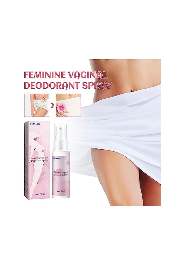 GOOLI Spray Hygiène Féminine - Produits dhygiène féminine en Spray pour Les Parties privées - Protection Contre Les odeurs p