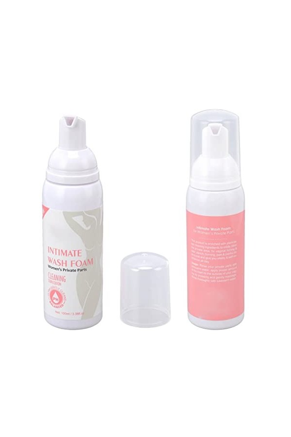 Mousse nettoyante féminine, extrait dherbes de mousse de lavage intime 100 ml pour la vie quotidienne pour les soins individ