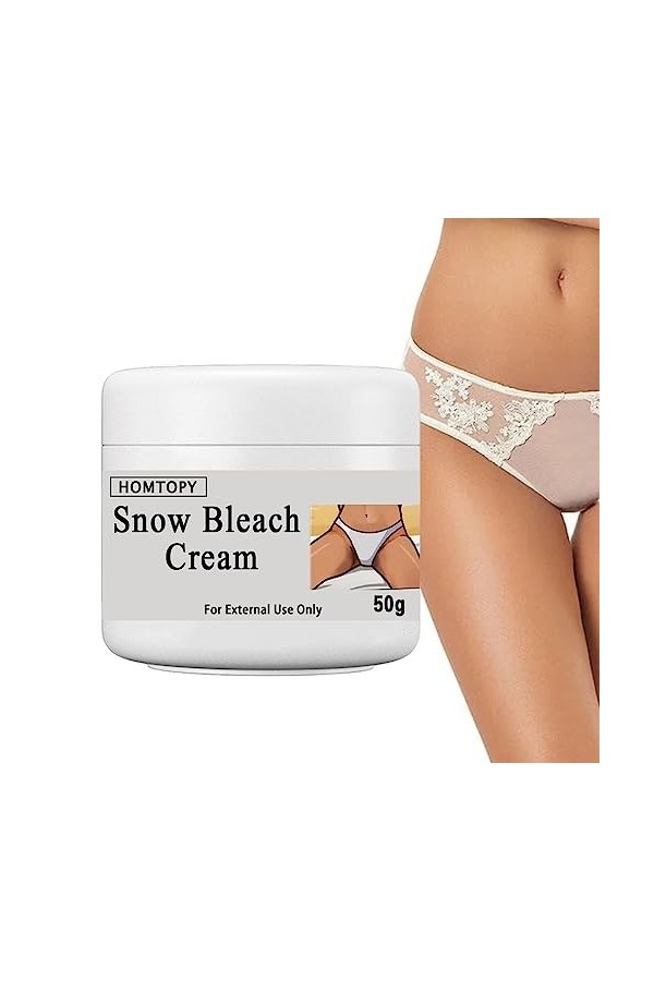 Povanjer Crème éclaircissante pour Espace privé | Crème éclaircissante Naturelle pour Espace privé - blanchiment la Peau pour