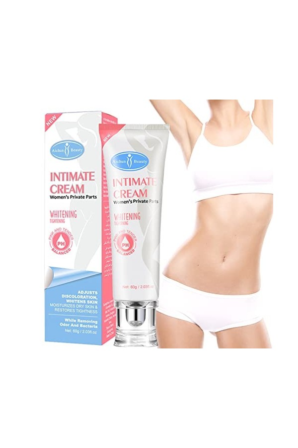 ereqeip Crème Éclaircissante Intime - Crème Décolorante Intime pour Femme - Les Parties intimes des aisselles blanchissent Le